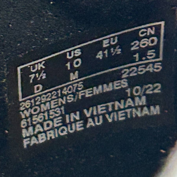 NWOT Clarks Collection Shoes Womens 10 Black Emslie Lulin Pump Shoes Block Heel - Picture 10 of 11